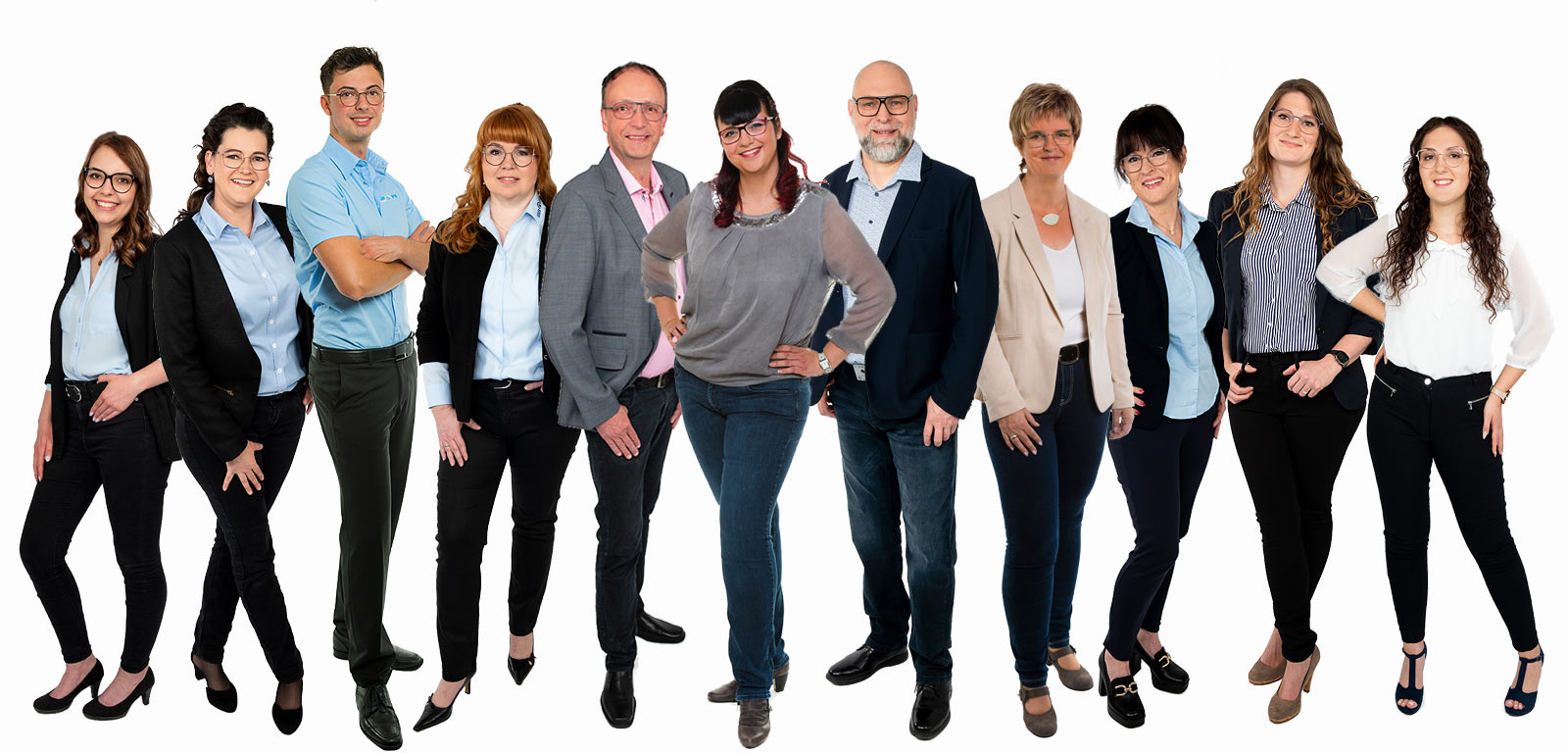 Team Saalstraße - v.l.n.r. Michelle Sorge, Anna Lehmann, Sina Kirchner, Pascal Schier, Simone Schier, Knut Schier, Carmen Jochmann, Mario Jochmann, Annett Möhrke, Sabine Stolz, Jasmin Rössel, Sina Neuendorf
