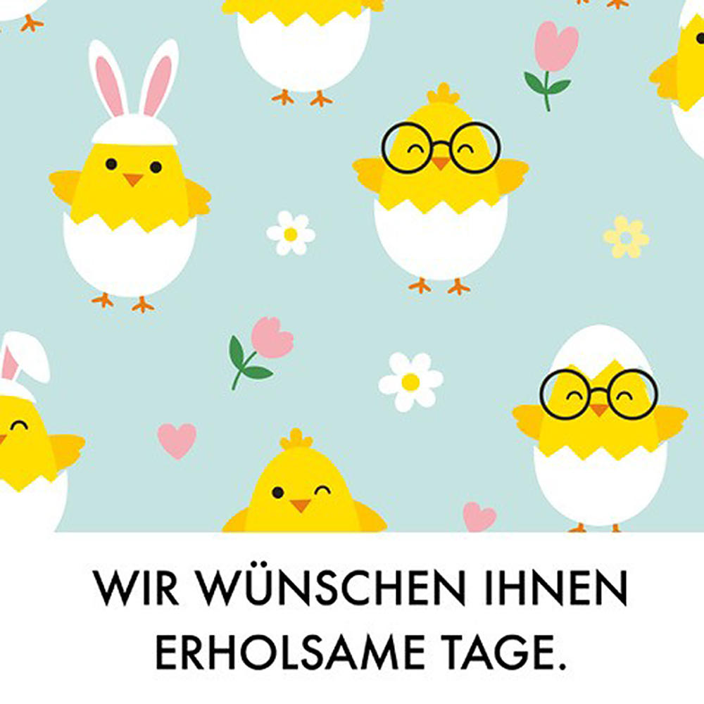 Wir wünschen Ihnen schöne und entspannte Ostertage!   Schier- Optik und Akustik Saalfeld und Neuhaus